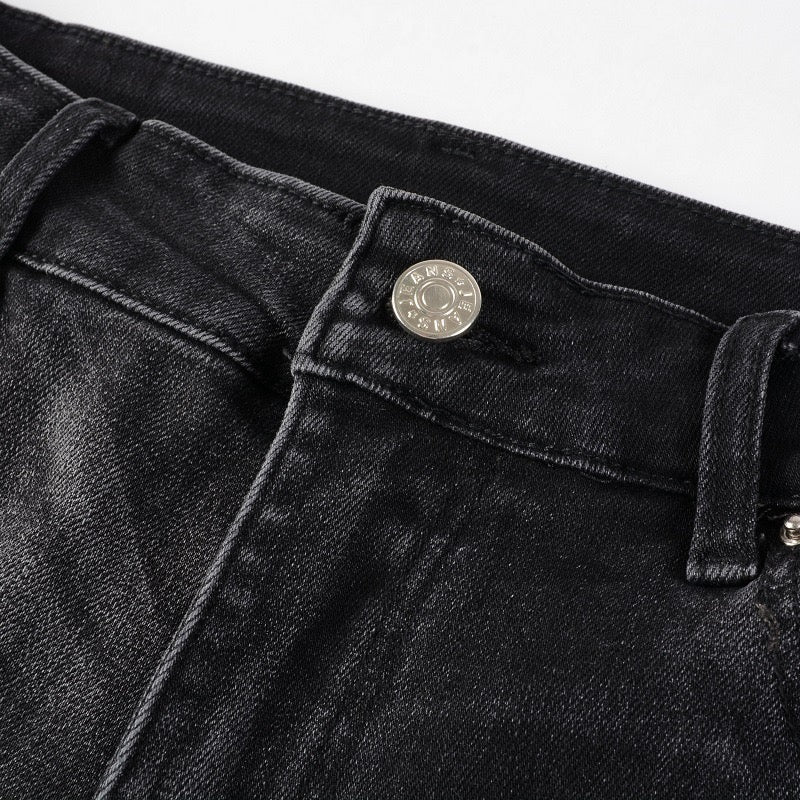 Color Patch Jeans