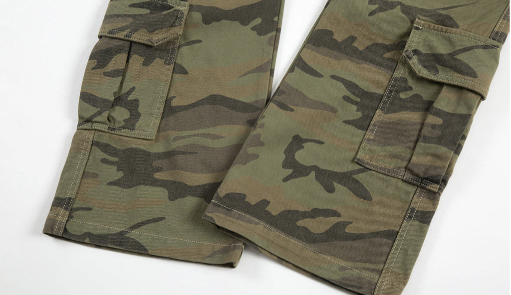 Military Flare Jeans