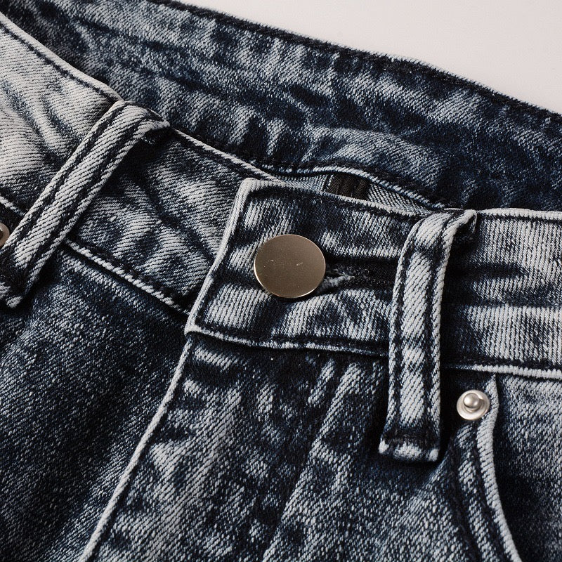 Black Patch Jeans