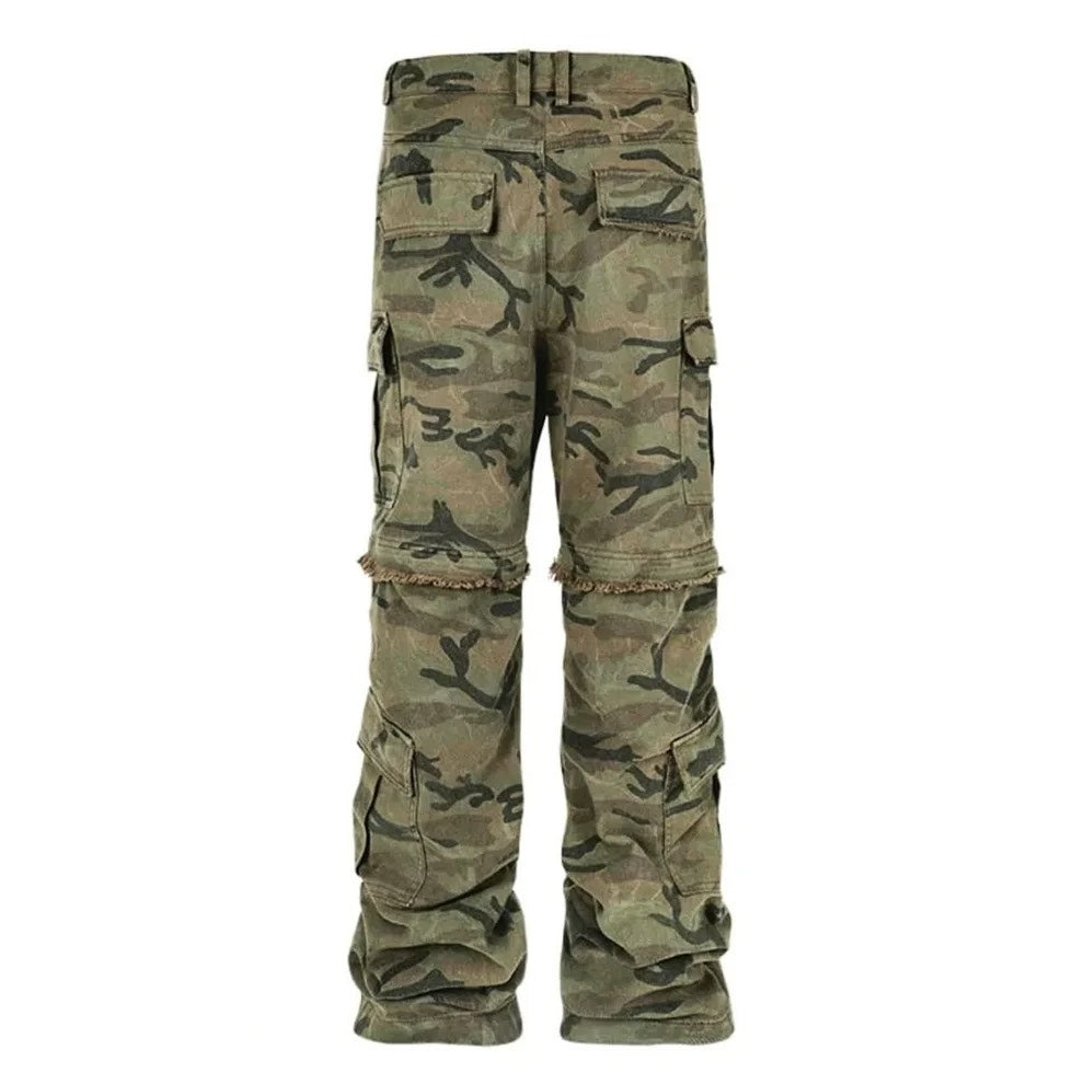Military Flare Jeans
