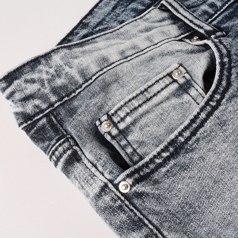 Black Patch Jeans
