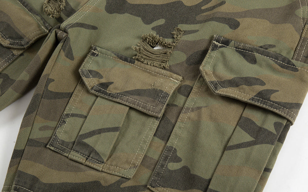 Military Flare Jeans
