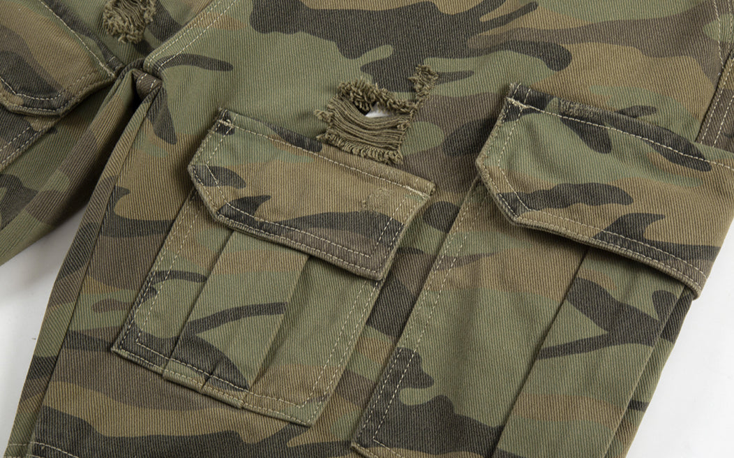 Military Flare Jeans