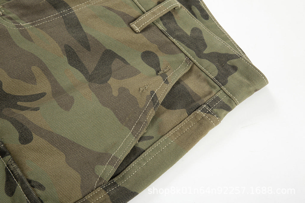 Military Flare Jeans