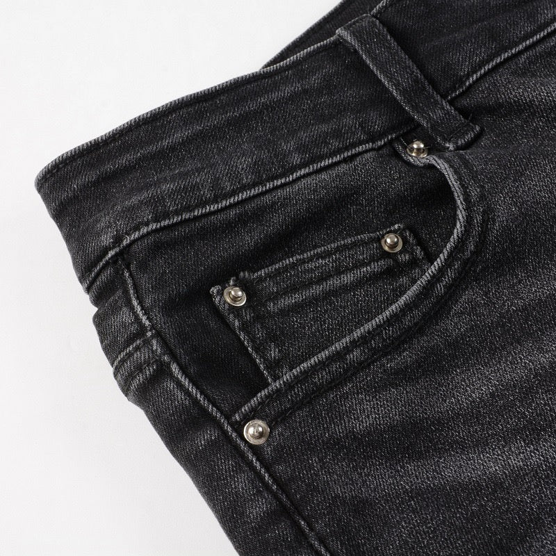 Color Patch Jeans