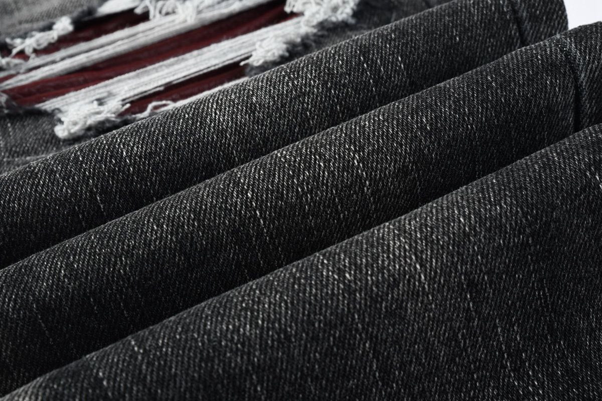 Crimson Edge Jeans