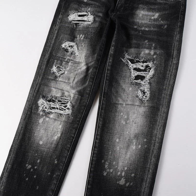 Black Splash Jeans