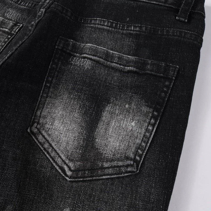 Black Splash Jeans