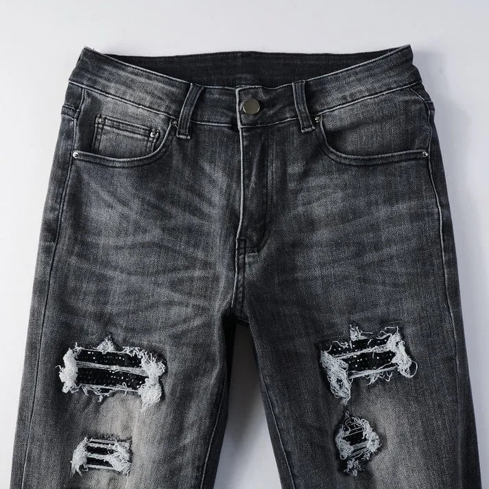 Grey Diamond Jeans