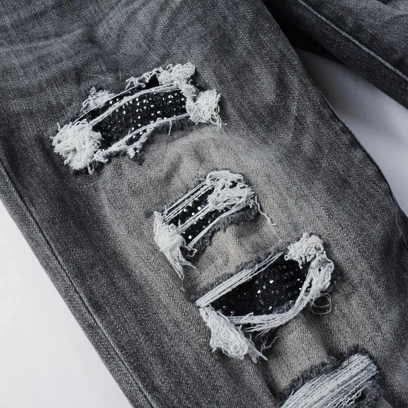 Grey Diamond Jeans